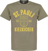 St Pauli Established T-Shirt - Khaki - L