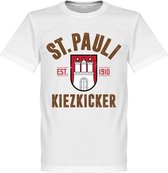 St. Pauli Established T-Shirt - Wit - XXL