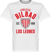 Athletic Bilbao Established T-Shirt - Wit - XXXL