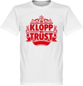 In Klopp We Trust T-Shirt - Wit - Kinderen - 116