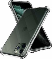 geschikt voor Apple iPhone 11 Pro Max Anti-Shock TPU Case Transparant
