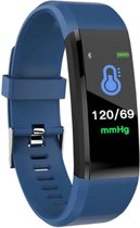 WiseGoods - Premium Activity Tracker - Smart Watch - Stappenteller - Armband - Fitnesstracker - Blauw