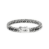 SILK Jewellery - Zilveren Armband - Linked - 243.19 - Maat 19,0