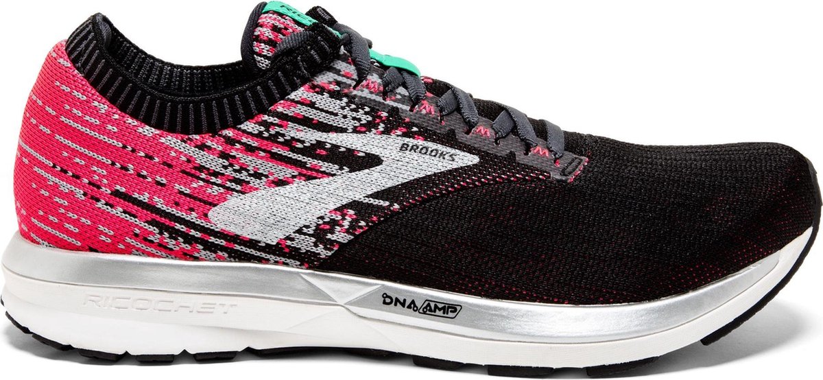 Brooks Sportschoenen - Maat 42.5 - Vrouwen - roze/zwart/wit
