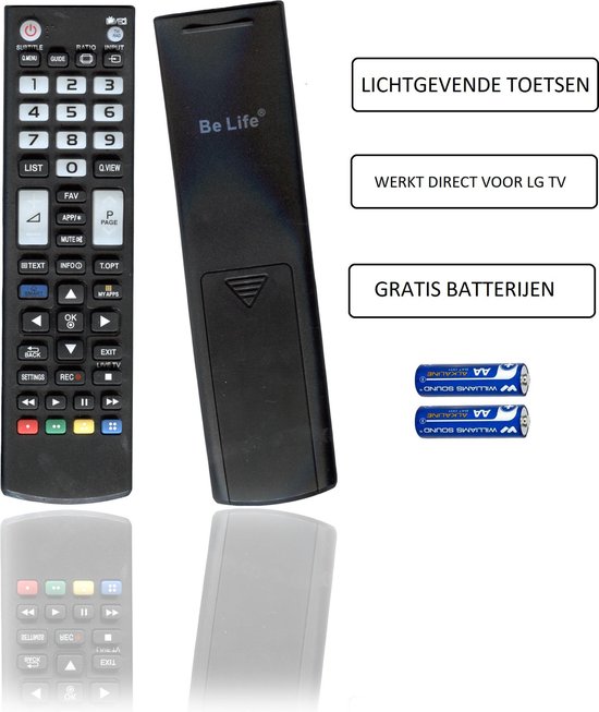 Télécommande LG - Convient universellement à tous les téléviseurs LG LED /  LCD /