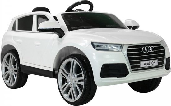 Audi Q5 - Elektrische Kinder Accu Auto 12 V met afstandsbediening – Wit – 2  snelheden... | bol.com