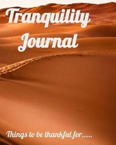 Tranquility Journal