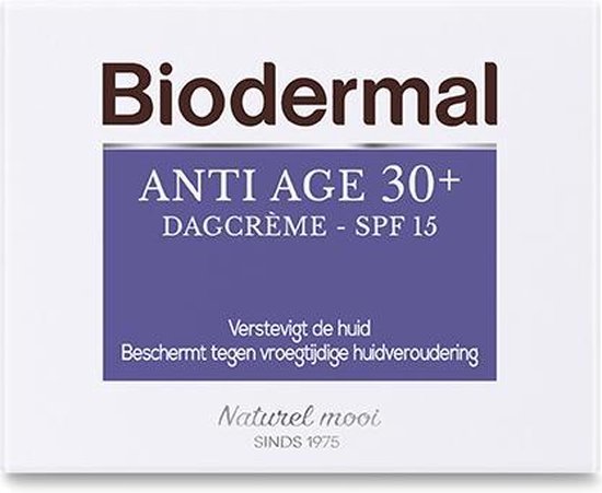 Biodermal Anti Age 30+ - Dagcrème tegen huidveroudering - SPF15 - 50ml - Biodermal