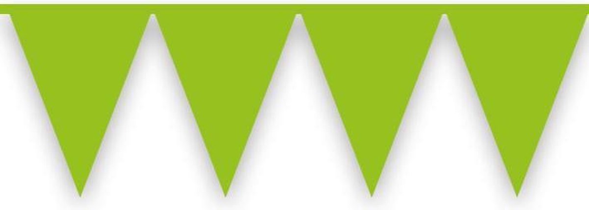 Vlaggenlijn lichtgroen (10m)