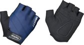 GripGrab - Rouleur Padded Korte Vinger Zomer Fietshandschoenen - Navy Blauw - Unisex - Maat M