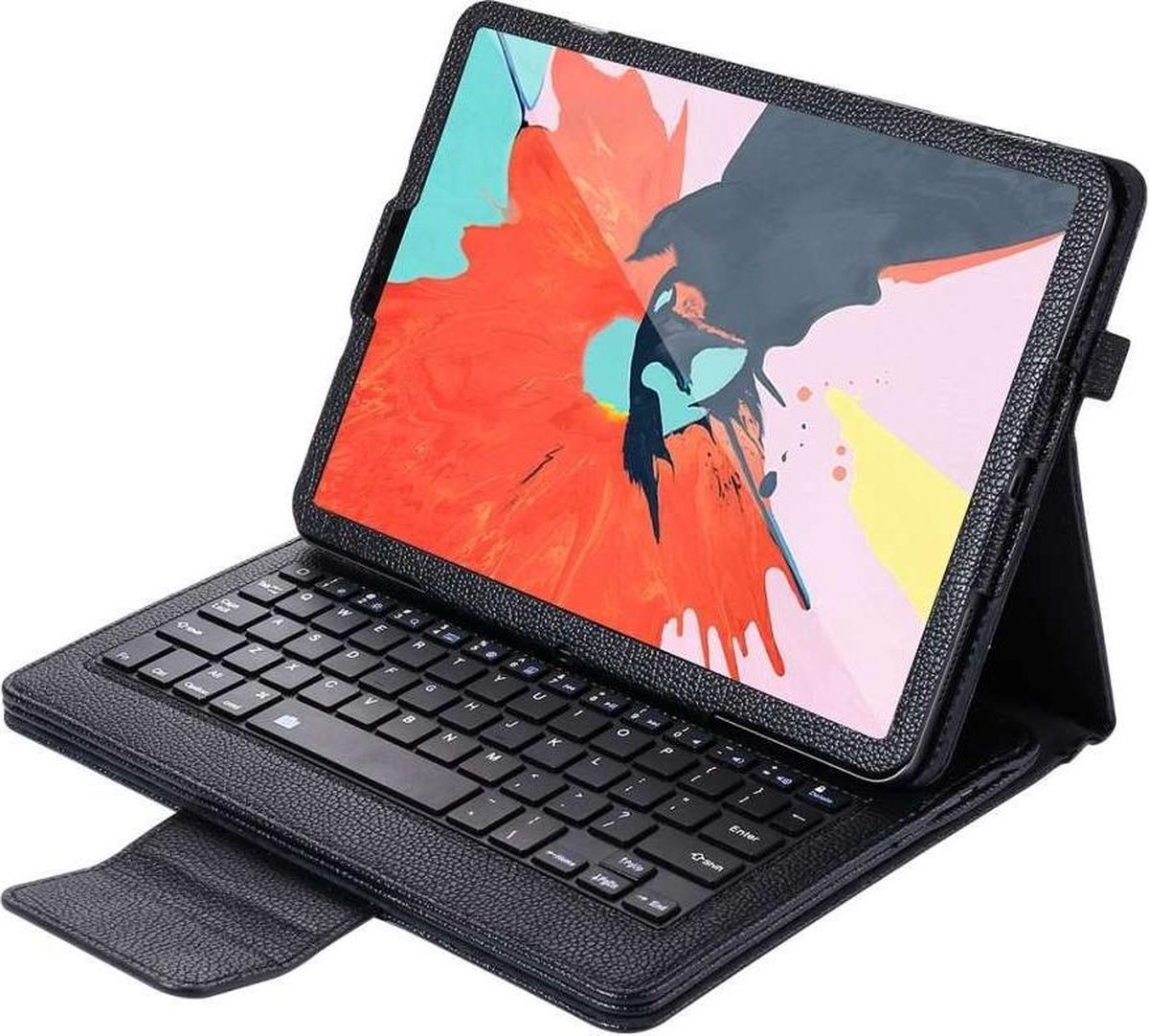 Geschikt voor Apple iPad Pro 11 2018 hoesje - Bluetooth Keyboard Case - zwart