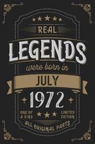 Real Legends were born in July 1972