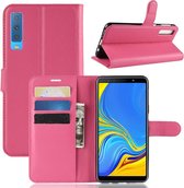 Book Case - Geschikt voor Samsung Galaxy A7 (2018) Hoesje - Roze