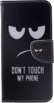 Book Case - Geschikt voor Huawei Mate 20 Pro Hoesje - Don't Touch
