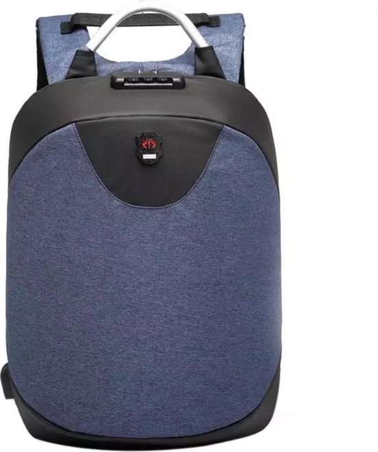 Anti-diefstal Rugzak met Nummerslot - Stevige Waterdichte Rugtas Laptoptas  met USB | bol.com