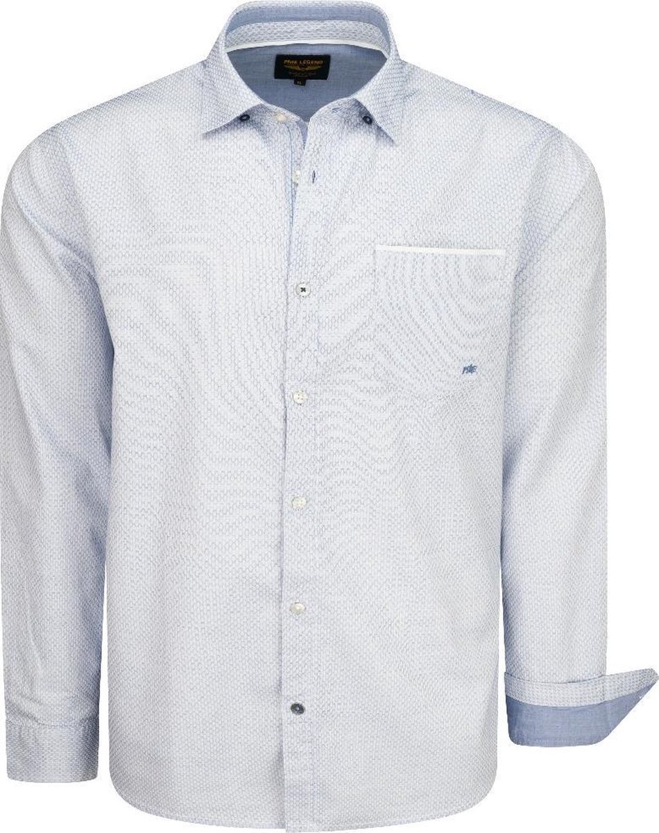 Zeeslak Duidelijk maken ritme PME Legend - Heren Overhemden Shirt LS Light Blue - Blauw - Maat XL |  bol.com
