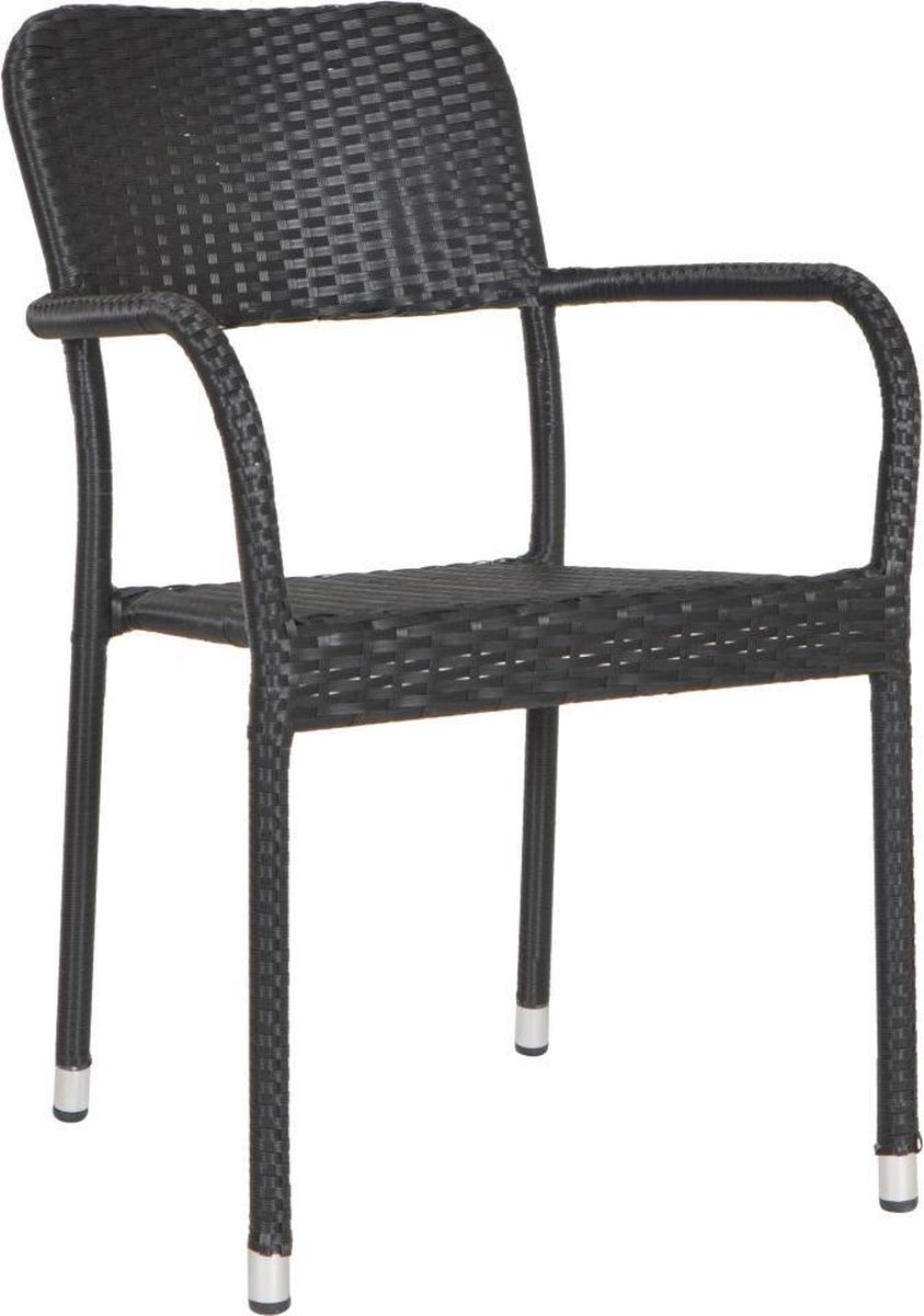 bol.com | Memphis terrasstoel zwart