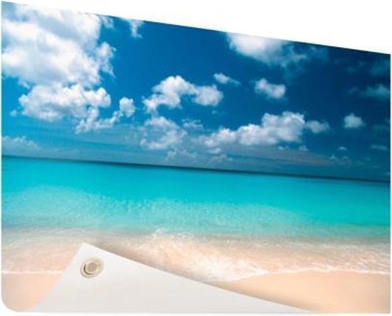 Verwonderend bol.com | Tropische zee en strand Tuinposter 200x100 cm - Tuindoek XT-36