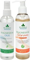 (Aanbieding) Ré-genesis Magnesium voordeel-pakket 200 ml. olie en 200 ml. serum