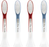 Philips Sonicare For Kids HX6044/07 opzet borstel 2 stuk(s) Blauw, Rood