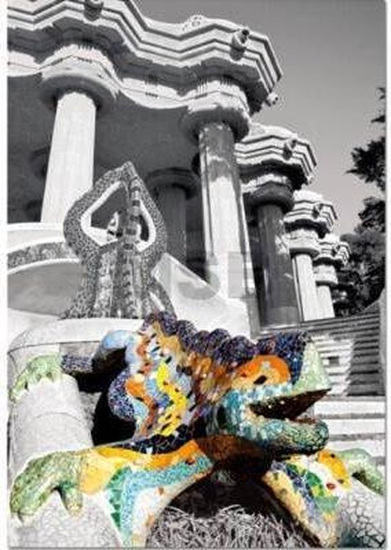 Legpuzzel 500 Stukjes Park Güell, Barcelona