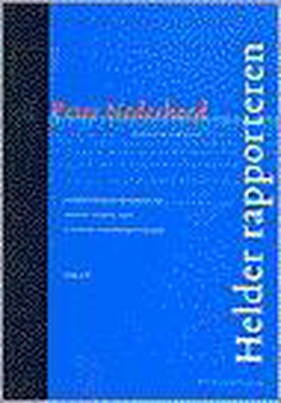 Helder rapporteren - cover