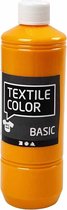 Peinture textile Creotime Textile Color Jaune - 500ml