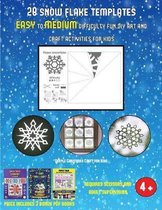 Simple Christmas Craft for Kids (28 snowflake templates - easy to medium difficulty level fun DIY art and craft activities for kids)