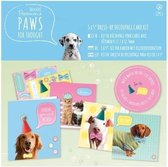 5 x 5 Inch Aankleed Kaart Kit  - Paws for Thought