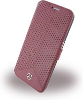 Mercedes-Benz Rood hoesje voor Galaxy S6 - Book Case - Classic - Leer - - Modern