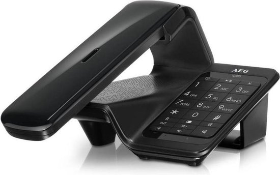 AEG Lloyd Combo 15 - Single DECT telefoon - Antwoordapparaat - Zwart |  bol.com