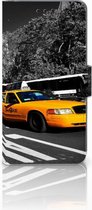 Smartphone Hoesje Huawei P20 Book Case Design New York Taxi