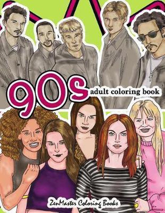 Therapeutic Coloring Books for Adults- 90s Adult Coloring Bo ... - cover