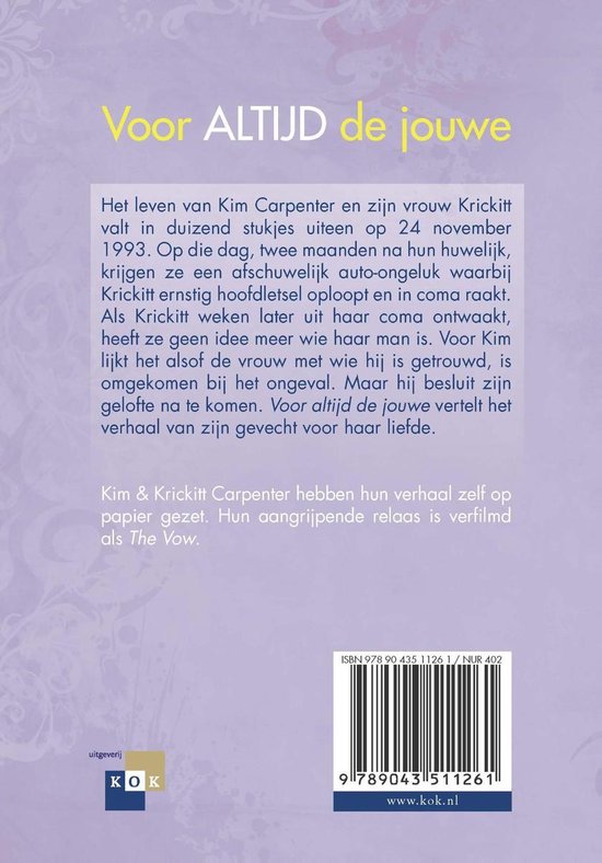 VOOR ALTIJD DE JOUWE (ebook), Kim Carpenter 9789043511278 Boeken