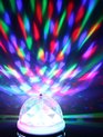 RGB Crystal E27 LED Rotating disco lamp