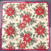Tafelkleed | Vierkant 100 x 100 cm| luxe gobelinstof| Christmas Bardi| Kerstkleed | Kerst