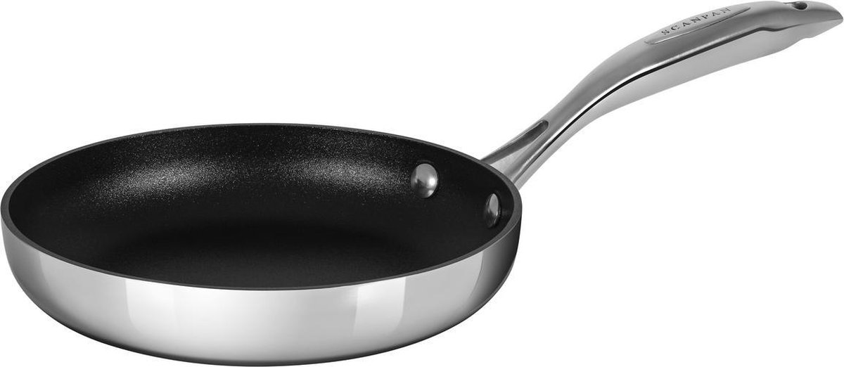 Scanpan HaptIQ - Koekenpan - 24 cm - Stratanium+ antiaanbaklaag - 5-laags constructie - Inductie & ovenbestendig