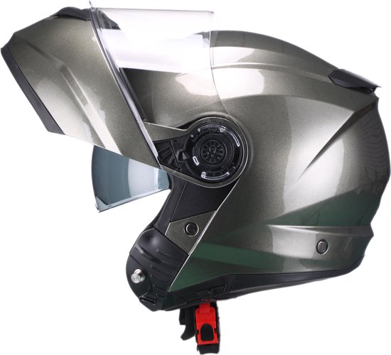 HELM VITO SYSTEEMHELM FURIO GUN METAL L Motor & Scooter