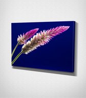 Multicolored Flowers Canvas - 120 x 80 cm - Bloemen - Schilderij - Canvas - Slaapkamer - Wanddecoratie  - Slaapkamer - Foto op canvas