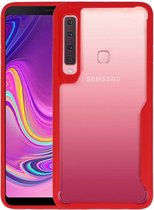 Rood Focus Transparant Hard Cases Samsung Galaxy A9 2018