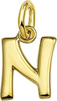 The Jewelry Collection Hanger Letter N - Goud
