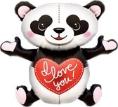 Folieballon I Love You Panda (109cm)