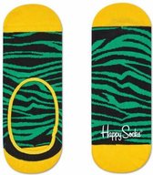 Happy Socks Liner Zebra Groen, Maat 36/40
