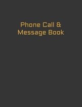 Phone Call & Message Book