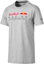 PUMA Red Bull Racing Logo Tee Shirt Heren - Light Gray Heather - Maat M
