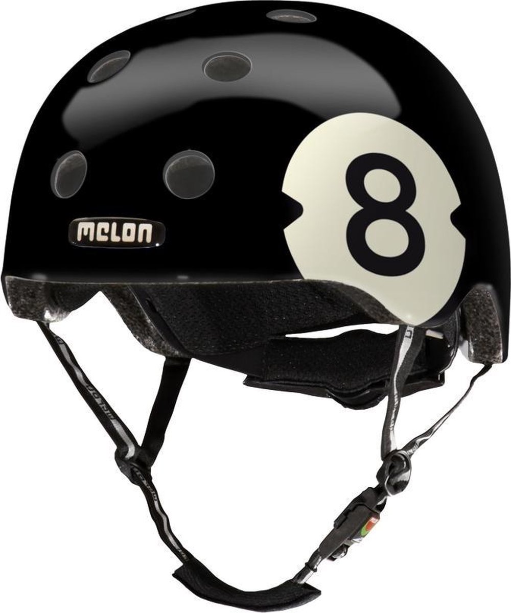 Melon Fietshelm Urban Active 8 Ball Polycarbonaat Mt 58-63 Cm