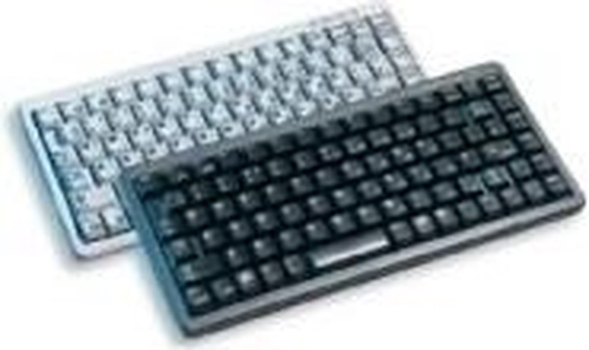 CHERRY G84-4100 Compact Keyboard - Toetsenbord - PS/2, USB - Belgisch - zwart