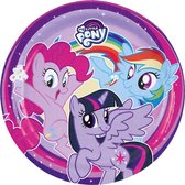 Amscan Bordjes My Little Pony 23 Cm Paars/roze 8 Stuks