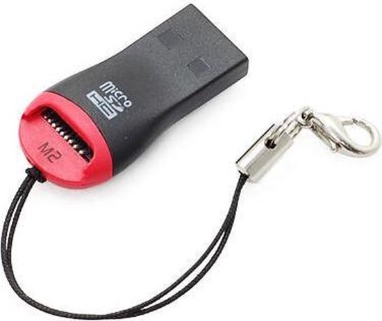 zuiger Bewonderenswaardig scannen Micro SD kaart lezer USB stick | Micro SD card reader USB 2.0 | TF kaart  lezer USB... | bol.com