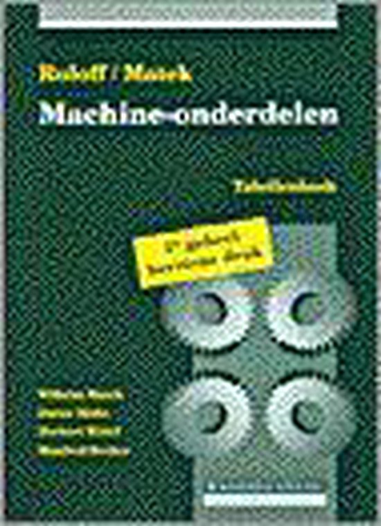 Roloff /Matek machine-onderdelen | 9789039504833 | Wilhelm Matek ...